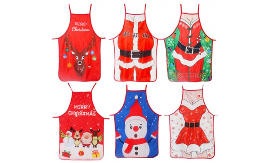 Image 1: Christmas Kitchen Apron