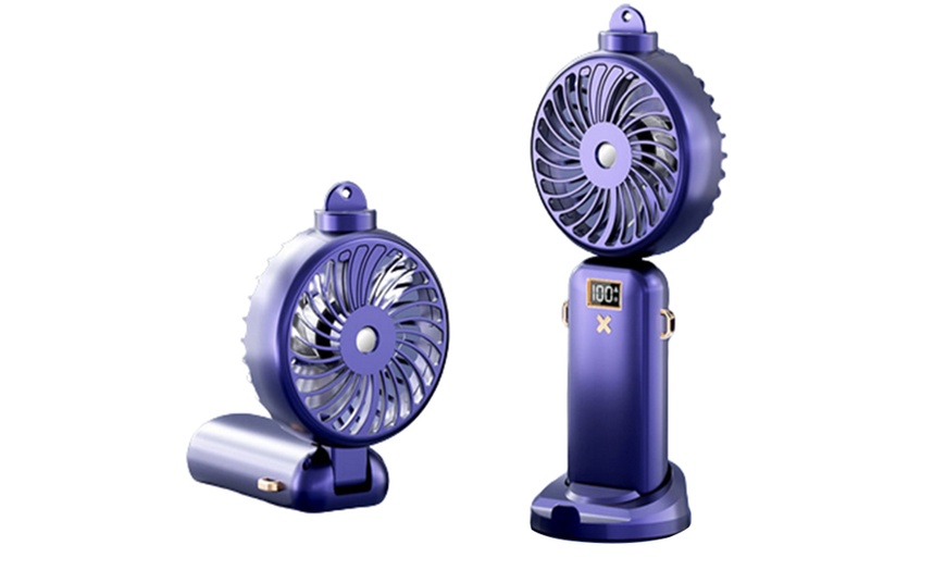 Image 5: Portable Hand-Held Spray Fan