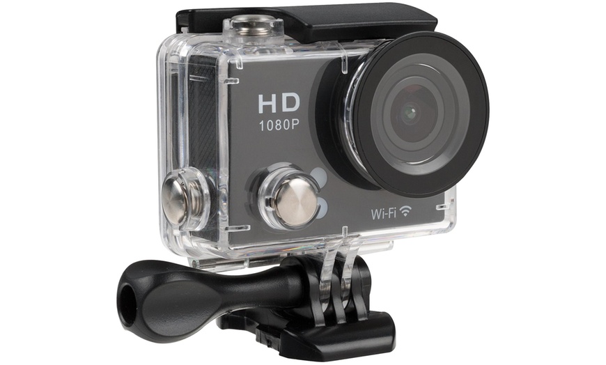 Image 2: Tec+ Full HD 1080p Action Camera