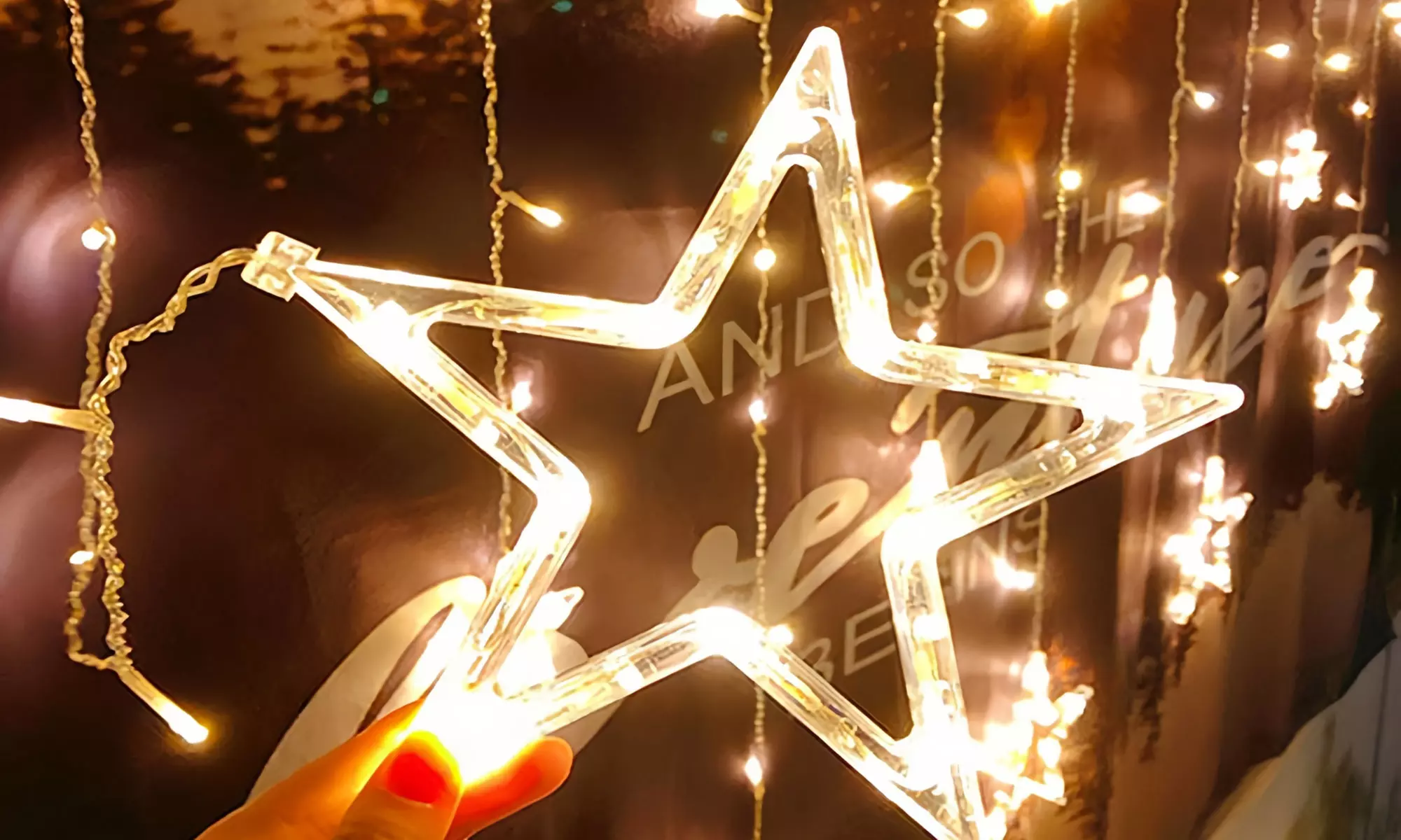 Star String LED Lights 3m - Second Medium