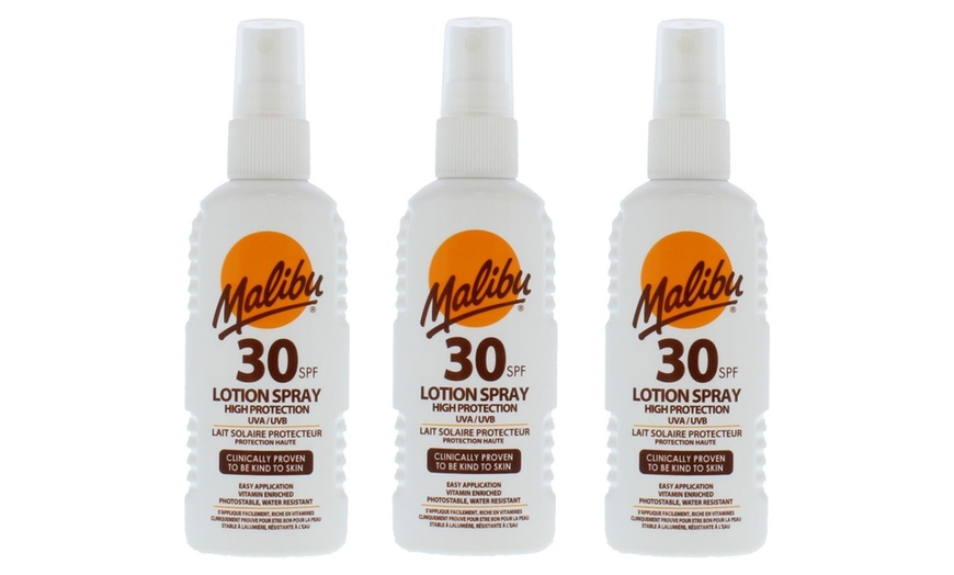 Image 7: Malibu Lotion Spray Three-Pack