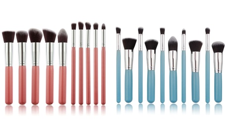 Juego de 10 brochas de maquillaje
