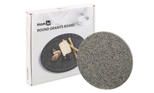 Homiu Round Granite Chopping Board with Speckle Finish