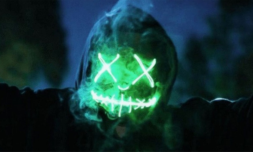 Image 23: Masque lumineux LED "The Purge"