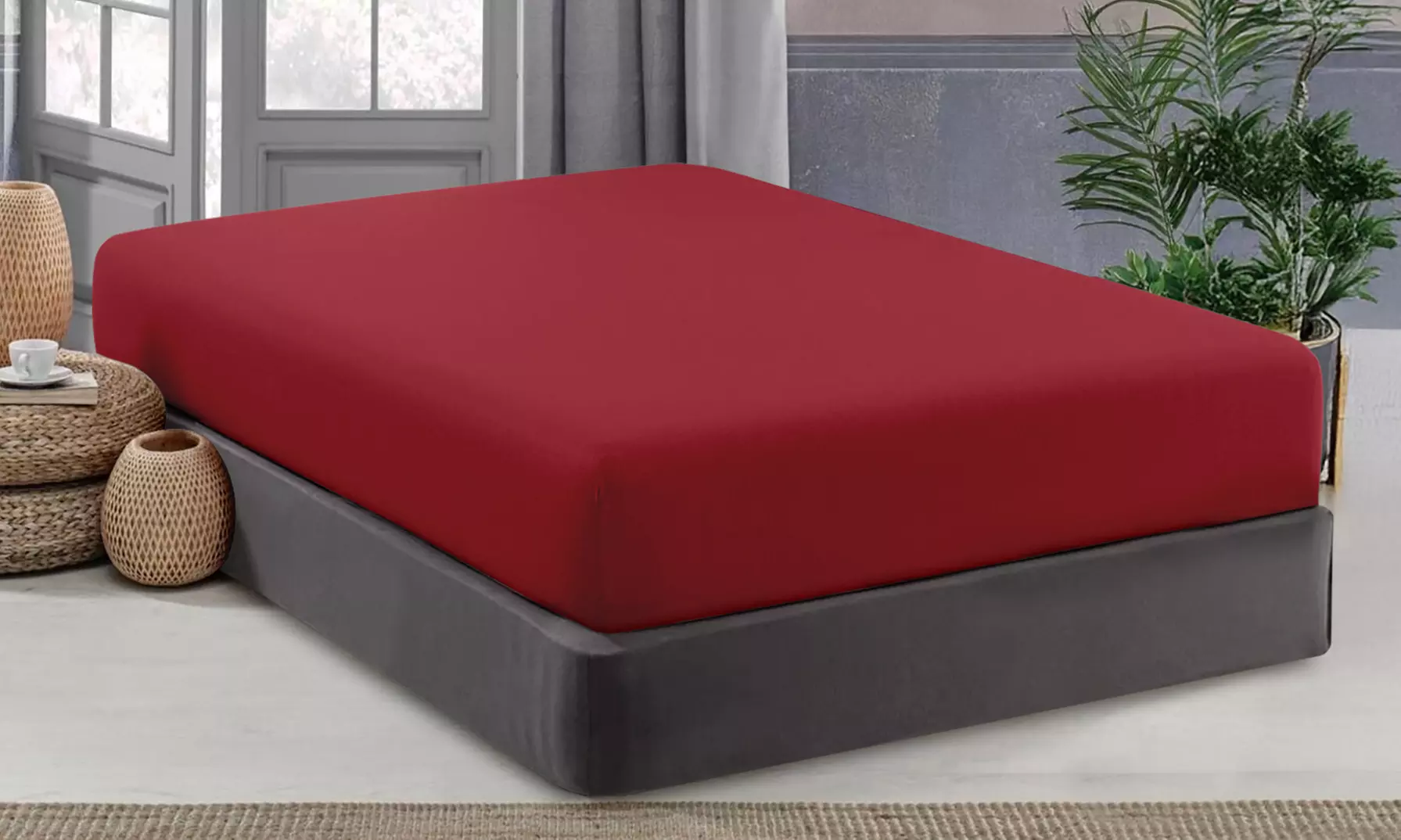 Lenzuolo sotto con angoli no stiro