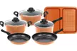 Herzberg 9-teiliges Kochgeschirr-Set in Kupferfarbe - Second Medium