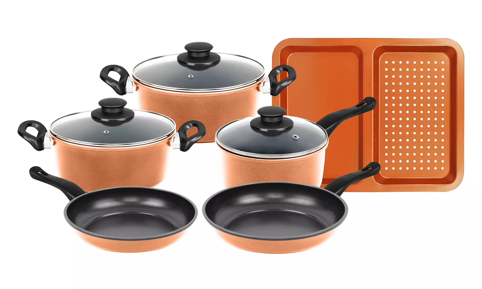 Herzberg 9-teiliges Kochgeschirr-Set