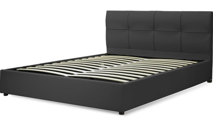 Image 11: Lit coffre Venise Simili cuir, matelas ''Cosmos'' en option