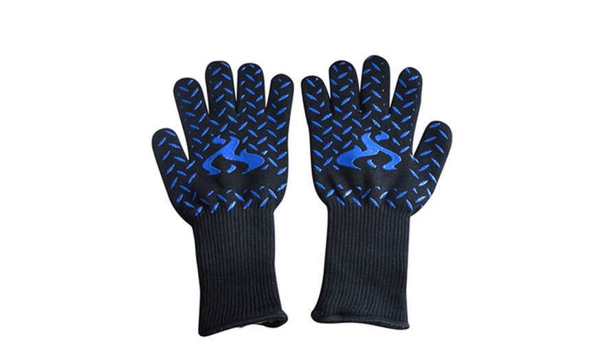 Image 7: Heat Resistant Kevlar Oven Gloves