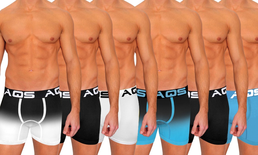 Image 5: Lot de 6 boxers ombrés AQS pour hommes