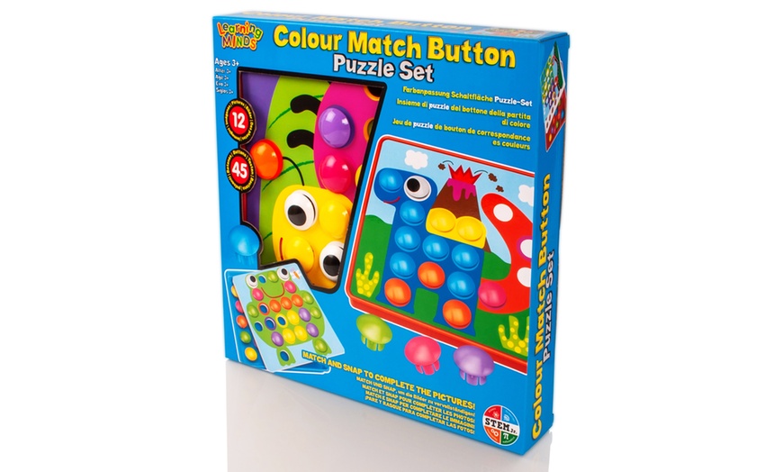 Image 8: Colour Match Button Art Set