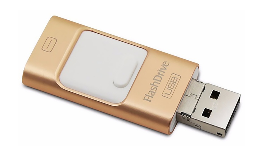 Image 9: 3-in-1 Lightning USB Flash Drive