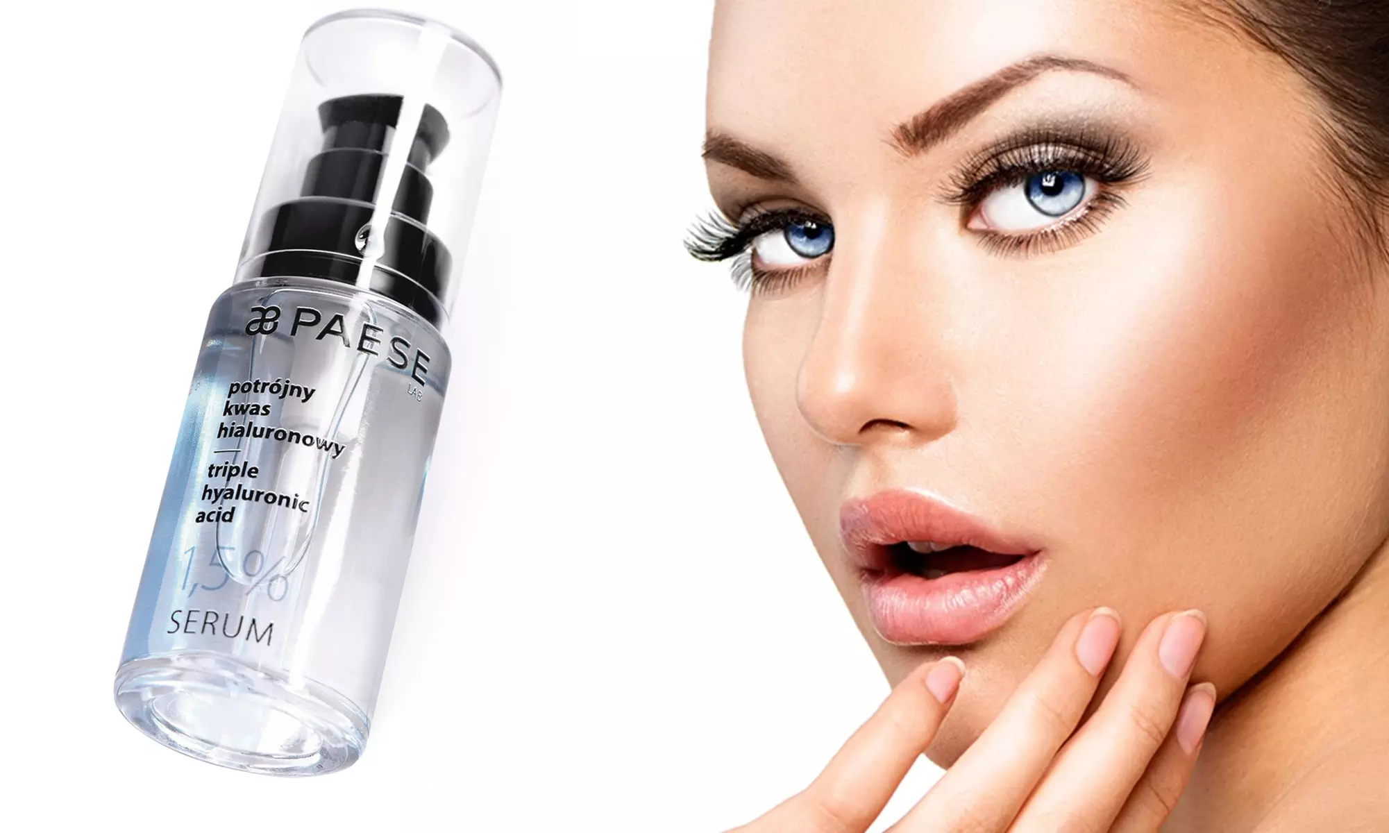 1, 2 ou 3 sérums triple acide hyaluronique Paese 30 ml - Primary Image