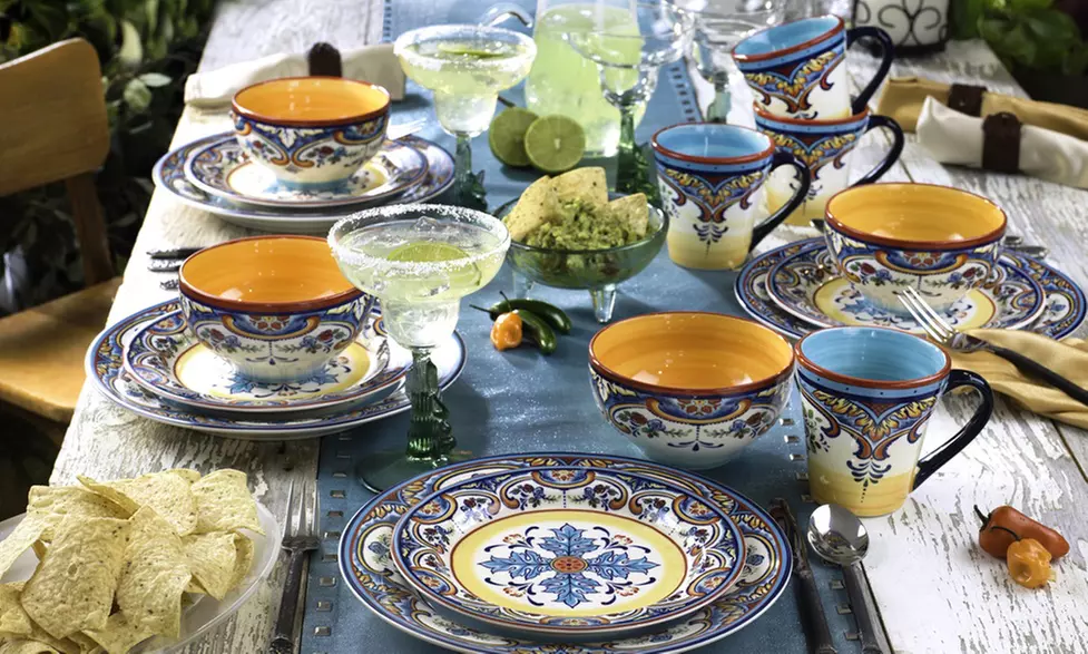 Zanzibar Dinnerware Set (16-Piece) - Second Medium