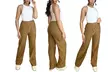 Women's Wide Leg Cargo Pocket Combat Trousers - Second Medium