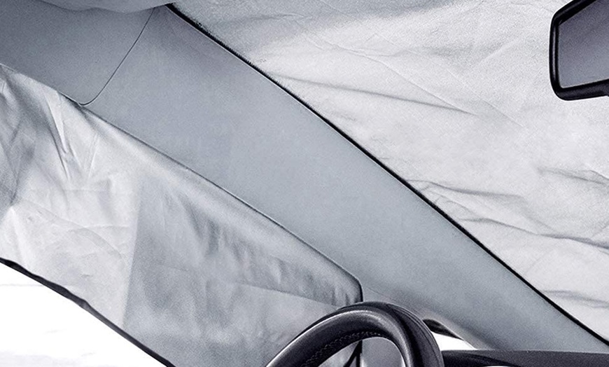 Image 6: Reversible Windscreen Car Cover