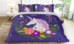 Kids' Unicorn Quilt Cover Set