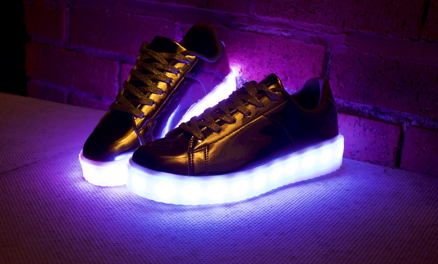 Image 11: Women's Trainers with LED Lights