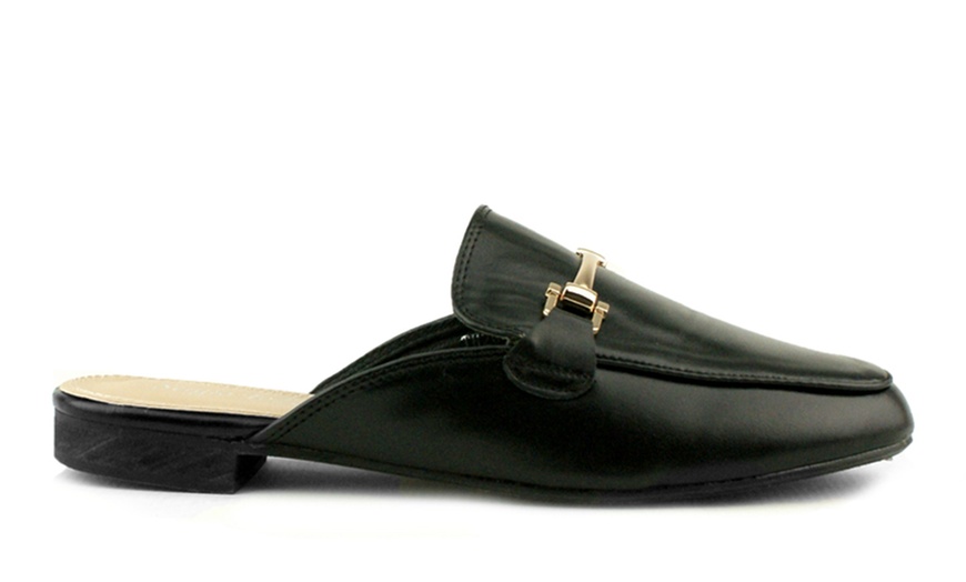 Image 3: Backless Loafer Mules