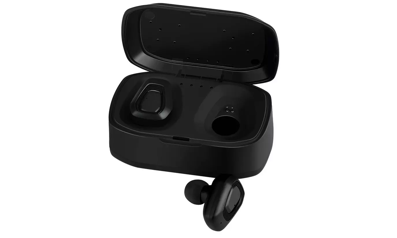 Écouteurs sans fil Bluetooth, de coloris noir - Primary Image