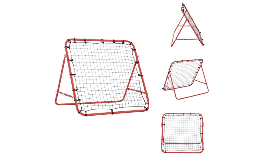 Image 4: Homcom Rebounder Net Practice Football Target Goal