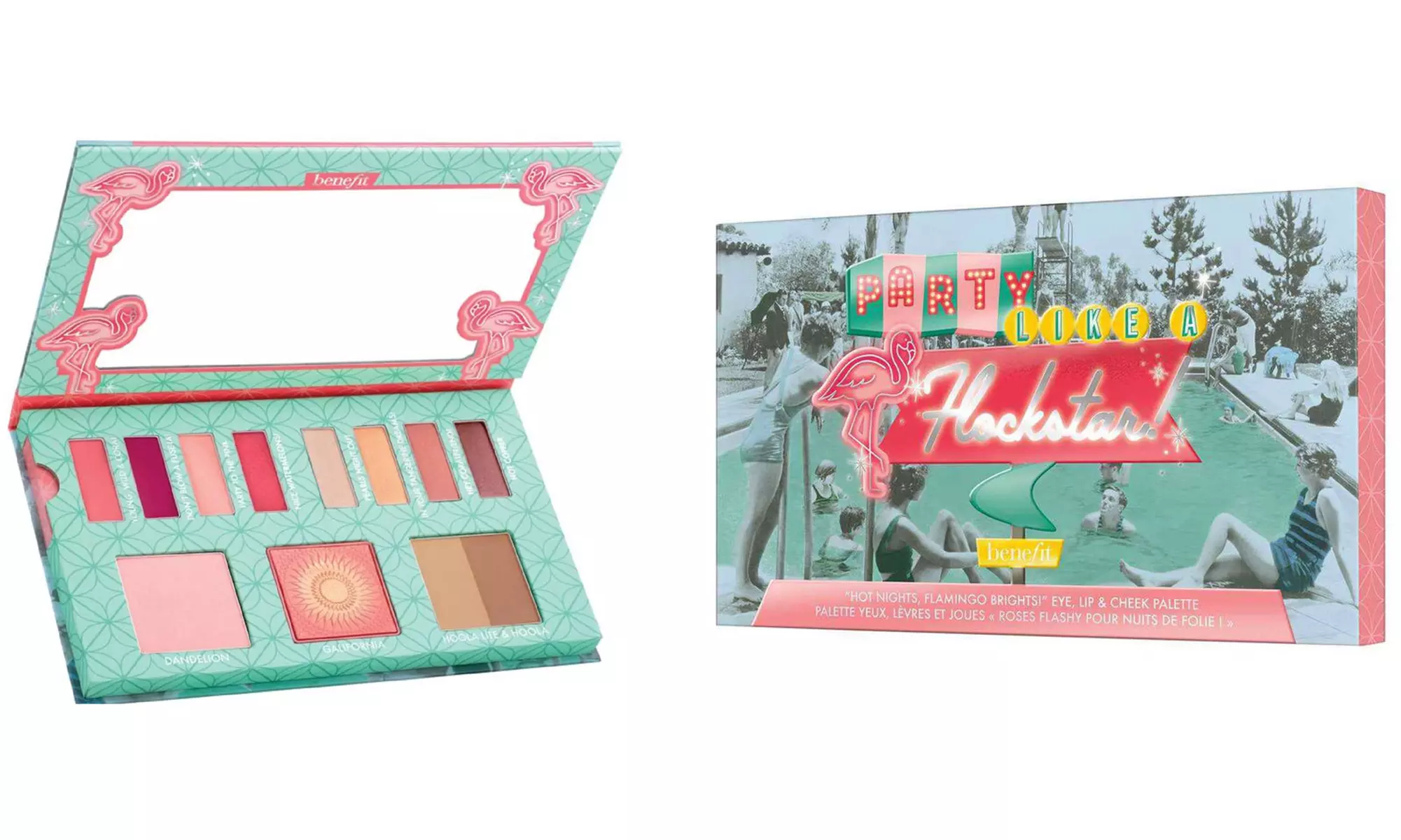 Benefit Cosmetics Flamingo-Inspired Multi-Color Makeup Palette (12-Piece) - Primary Image