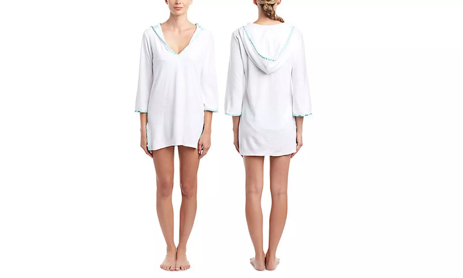 Helen Jon Tulum Women's Hooded Terry Cloth Cover-Up - Primary Image