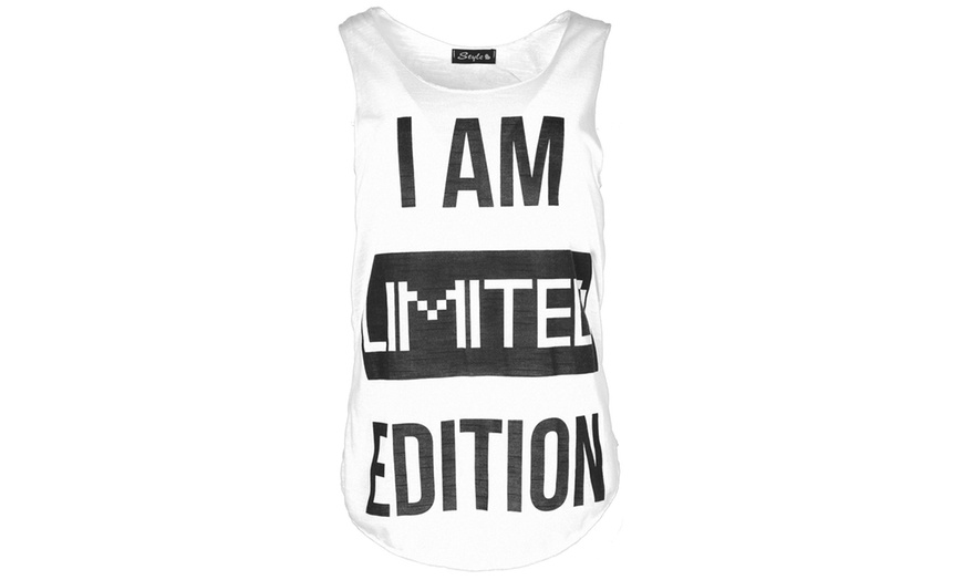 Image 9: I am Limited Edition Vest Top