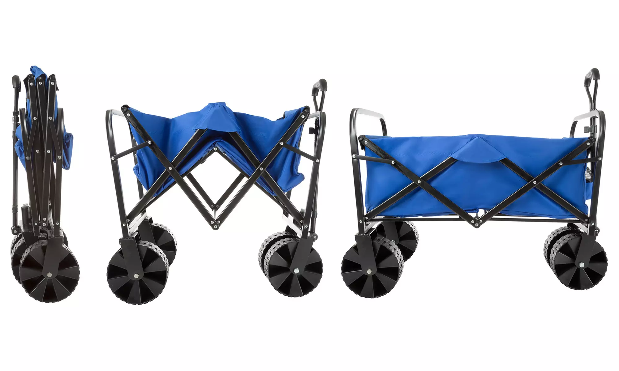 Pure Garden Collapsible Utility Wagon with Telescoping Handle - Second Medium