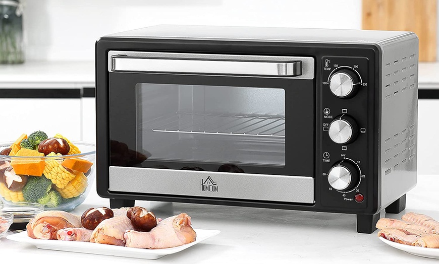 Image 5: HomCom 16L Countertop Mini Oven