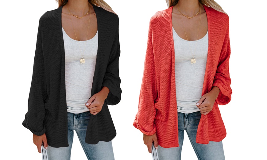 Image 11: Women's Loose Fit Cardigan