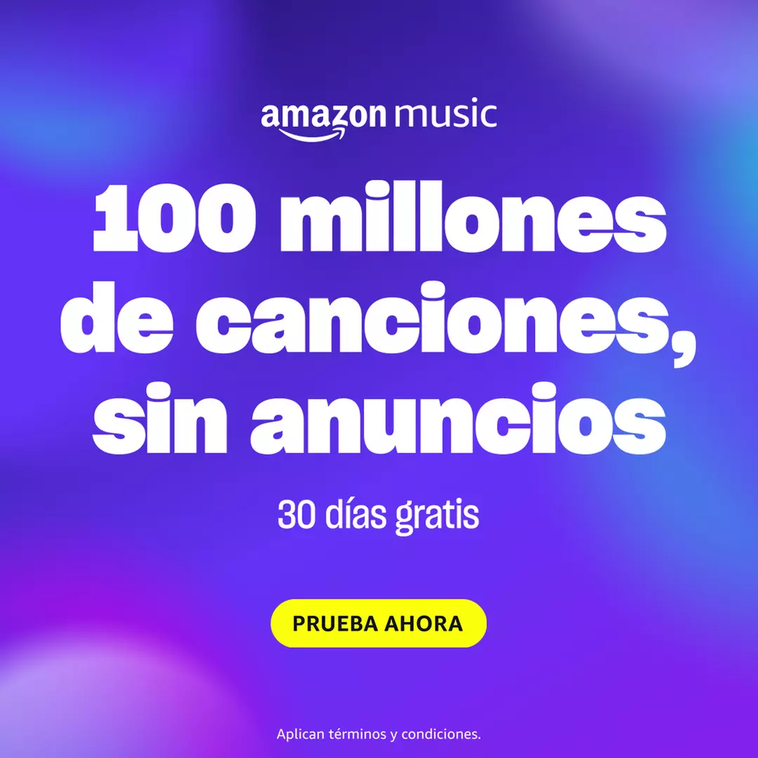 ¡Música ilimitada! 1 mes gratis de suscripción a Amazon Music Unlimited, con 100 millones de canciones sin anuncios - Primary Image