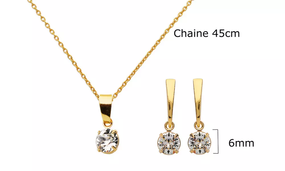 Limited edition sieradenset met Swarovski®-kristallen