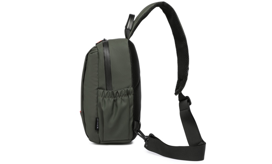 Image 13: Water-Resistant Lightweight Sling Chest Bag