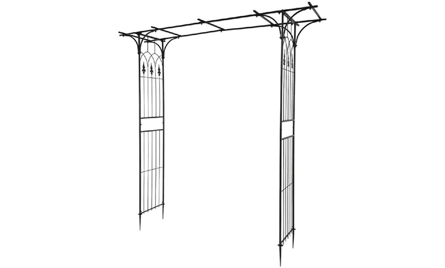 Image 5: Flat Roof Wrought Iron Wedding Arch