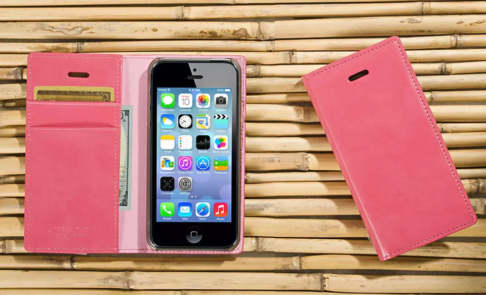 Marquee Ultra-Slim Leather Wallet Case for iPhone 5/5s by Press Play - Second Medium