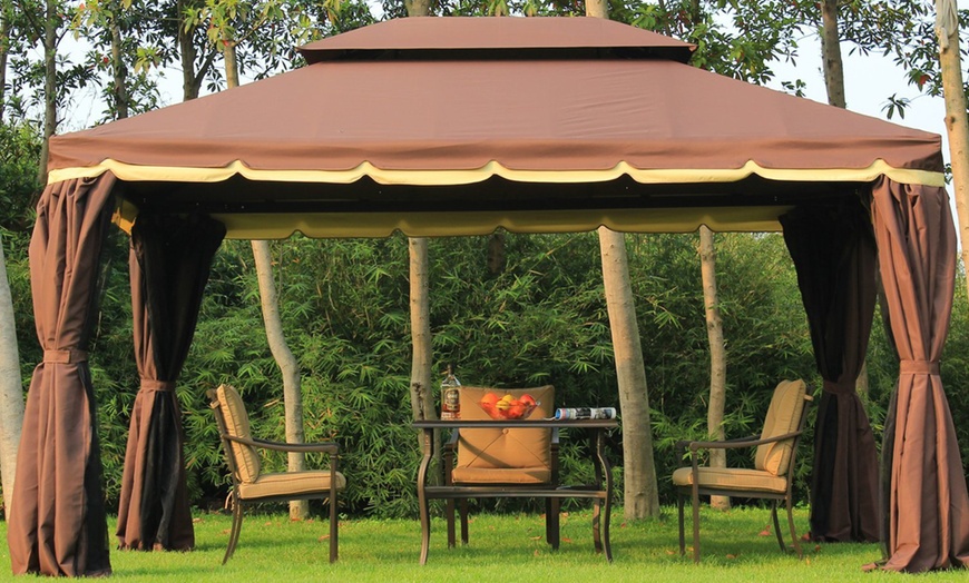 Image 8: Outsunny Marquee Gazebo