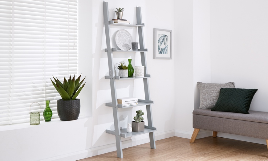 Image 3: Ladder Shelf