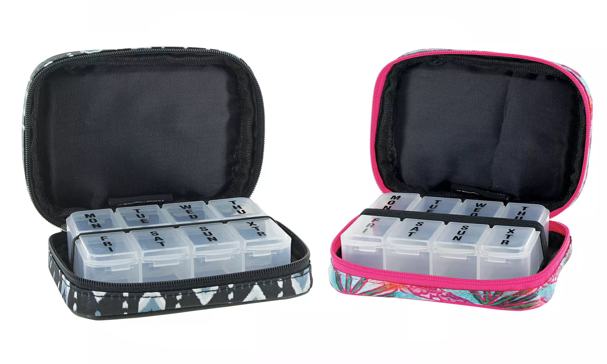 Women's Zippered Pill and Vitamin Case - Primary Image