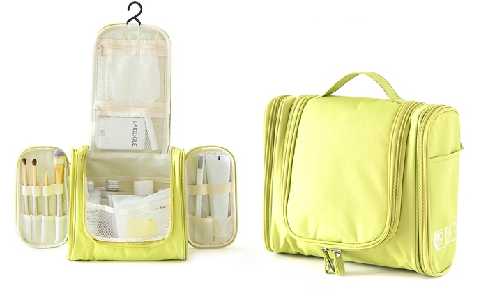 waterproof hanging toiletry bag