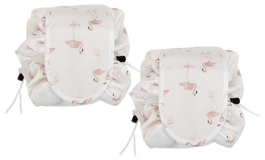 Image 10: 1 ou 2 pochettes de toilette ou maquillage à cordon