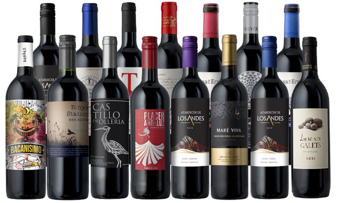 15-Bottle Red Blends Package from Splash Wines (75% Off) - Primary Image