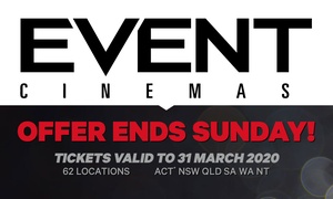 Event Cinemas: General Entry eVoucher