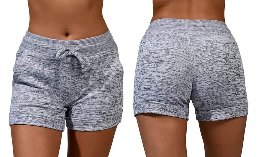 Image 2: Women's Stretchy Fitness Shorts