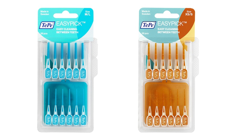 Image 1: TePe EasyPick Interdental Brushes