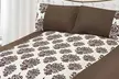 3-Piece or 5-Piece Satin Flock Duvet Sets in Choice of Style and Colour £10.98-£19.98 (Up to 78% Off) - Image 4