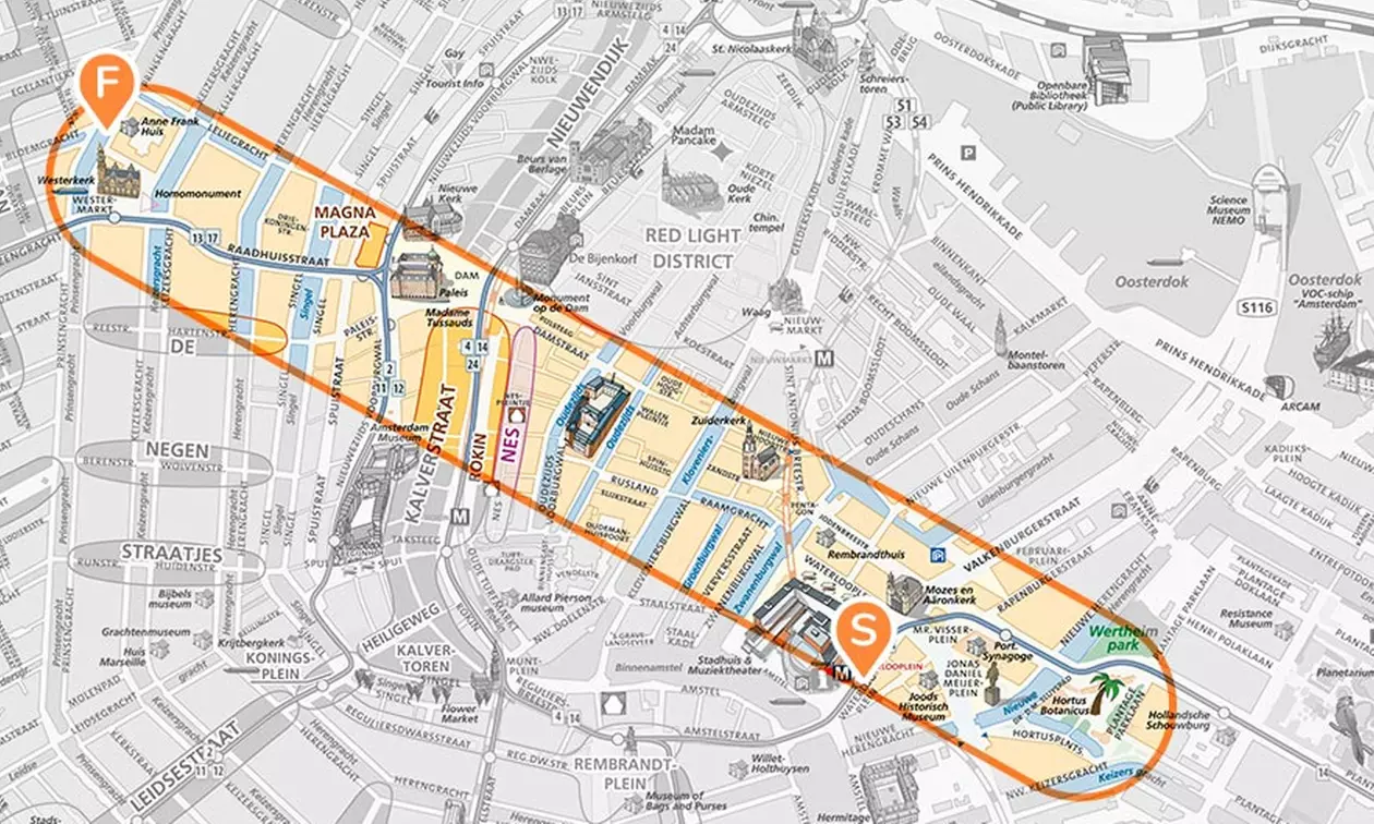 Beleef Amsterdam door de ogen van Anne Frank: tour van 120 minuten