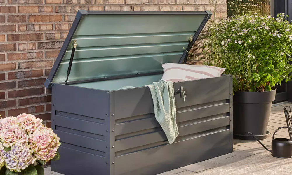 Home Deluxe Metallaufbewahrungsbox „Megabox XL“