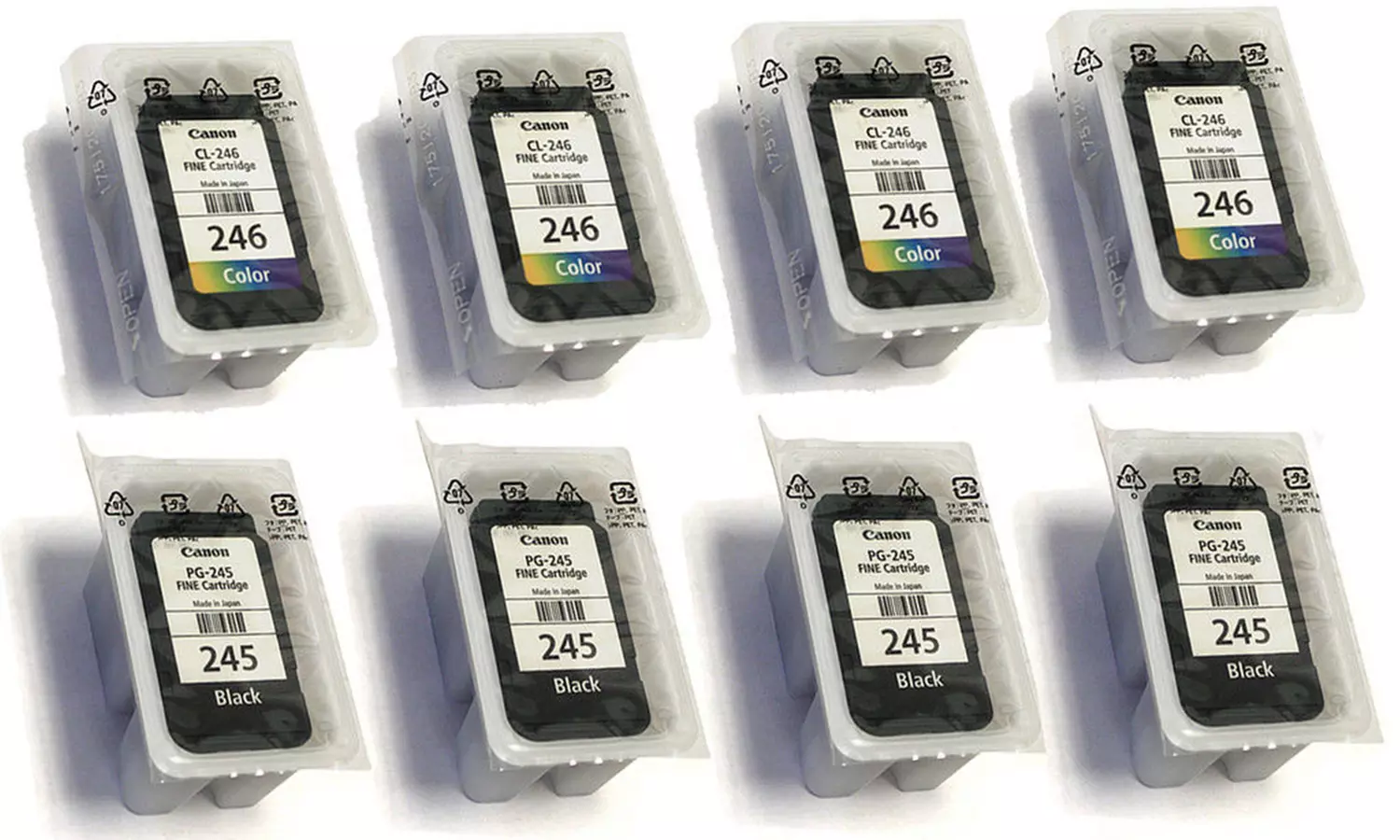 Canon PG-245 Black and CL-246 Color Ink Cartridges for PIXMA Printers - Second Medium
