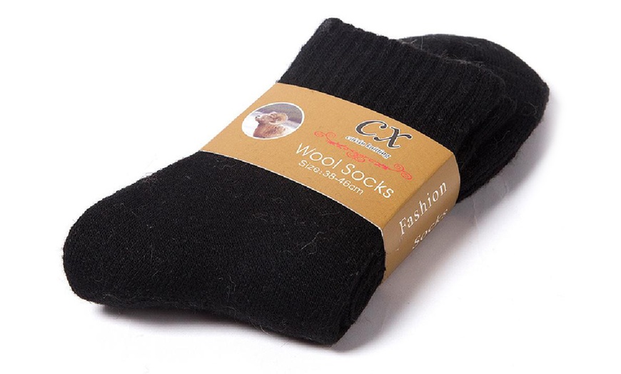 Image 5: Three Pairs of Men Wool Socks